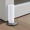 For Avoiding Door Damage Grey Stainless Steel Door Holder Door Hardware Protects Walls Sleek Design Convenient Heavy Use