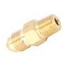 2PCS Brass Adapter Oil Gas Fitting Straight Male AN4 To 1 8in Male NPT Connector