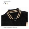 2025 New Spring and Autumn Jacket Men's Jacket Casual Suede Fleece Baseball Jersey American Street Style Embroidered Baseball Collar