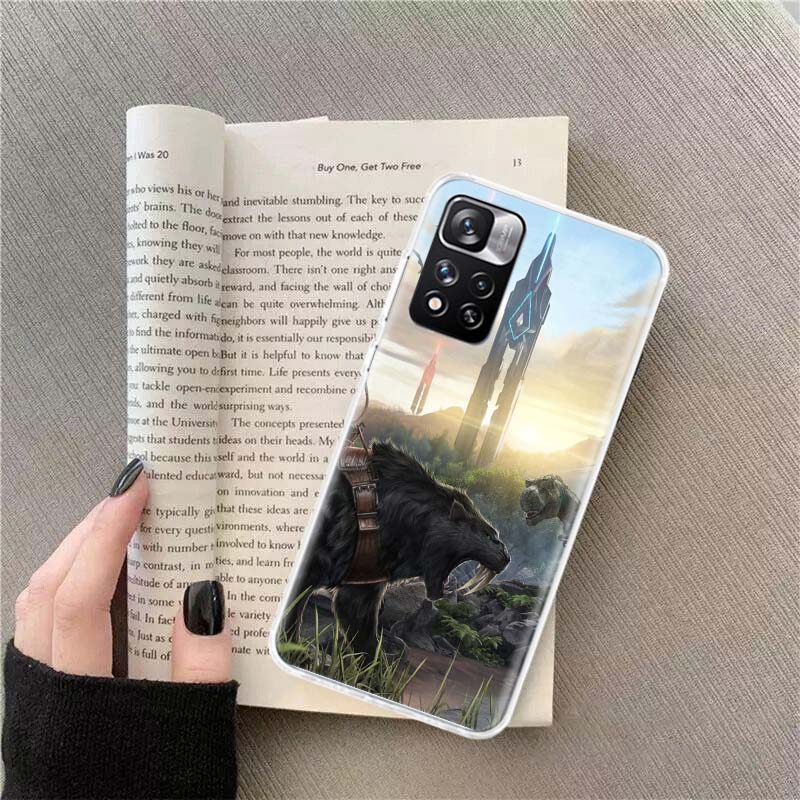 Game ARK Survival Evolved Phone Case For Redmi Note 13 12 Pro Plus 14 15 Pro 5G 11 11T 11E 11S 10 Pro 10S 9 9S Cover Cell Clear