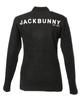Jack Bunny Long Sleeve Mock Neck Shirt Jersey Golf Undershirt Size 2 Women's (Moisture-Wicking, Heat-Generating Fabric) / / 263-5266036 010_Black, [L]