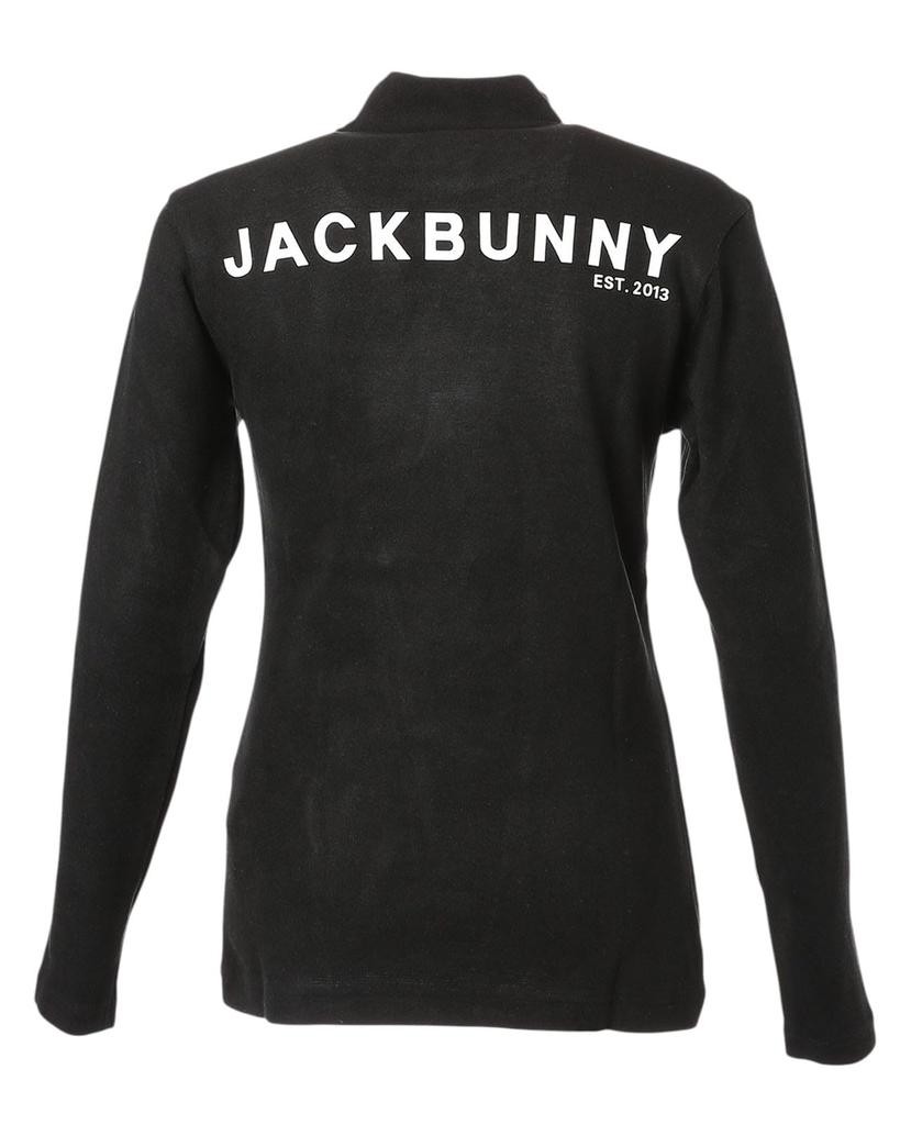 Jack Bunny Long Sleeve Mock Neck Shirt Jersey Golf Undershirt Size 2 Women's (Moisture-Wicking, Heat-Generating Fabric) / / 263-5266036 010_Black, [L]