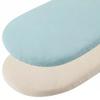 2Pcs Baby Cradle Mattress Breathable Cotton Yarn Cradle Mattress Removable Change and Wash Outer Cover Bedding Sets