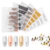 Smíšené 6 Velikost 0,8 mm Micro Nail Nerezová Dekorativní Nail Rose Gold a Silver Příslušenství na nehty