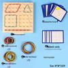 Montessori Math Puzzle Wooden Toy for Kindergarten and Senior Class