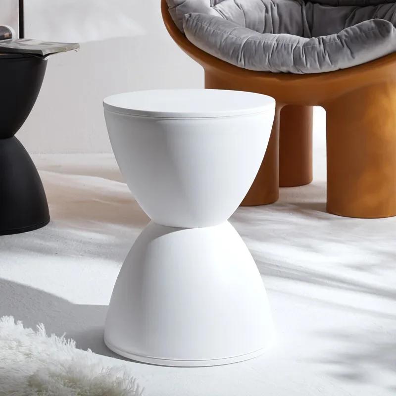 Nordic Style Footstool Creative Change Shoe Round Tea Table Multi-color Thickened Fashion Thickened Plastic Round Stool