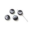 5Pcs Acrylic Tai Chi Beads DIY Bracelet Necklace Earrings Jewelry Accessories