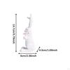 Mom Figurine Adorable Bunny Statue Tabletop Ornament Easter Cute Decorations Resin for Desk Living