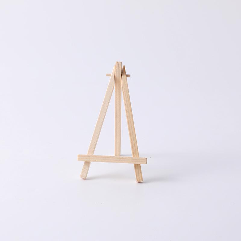 Children's Mini Folding Wooden Easel Tripod for Tabletop Art Display