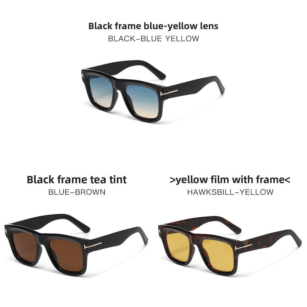 T Bar Fashion Pilot Sunglasses With Amber Lenses And Uv Protection For Casual Wear