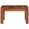 VidaXL Table basse 60x60x35 cm bois massif d'acacia, table d'appoint, table de salon, table latérale, bout de canapé, table 4102374