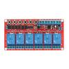 6-Channel Interlock Relay Switch Module, Self-Locking, High/Low Trigger, DC 12V