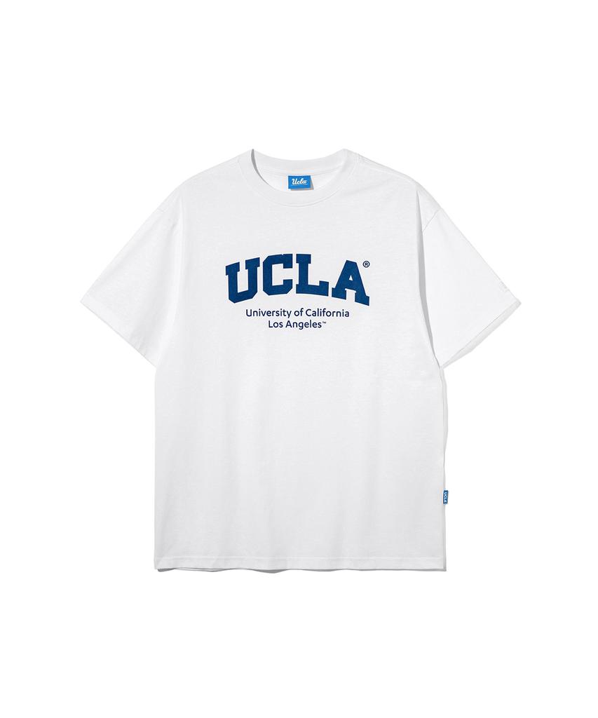 UCLA Ucla Basic Kurzarm-T-Shirt [Weiß](Ubmstk2)