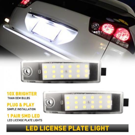 1/2Set CANBUS WHITE Plate License LED Light Kit 08-2013 For Toyota Highlander/xB