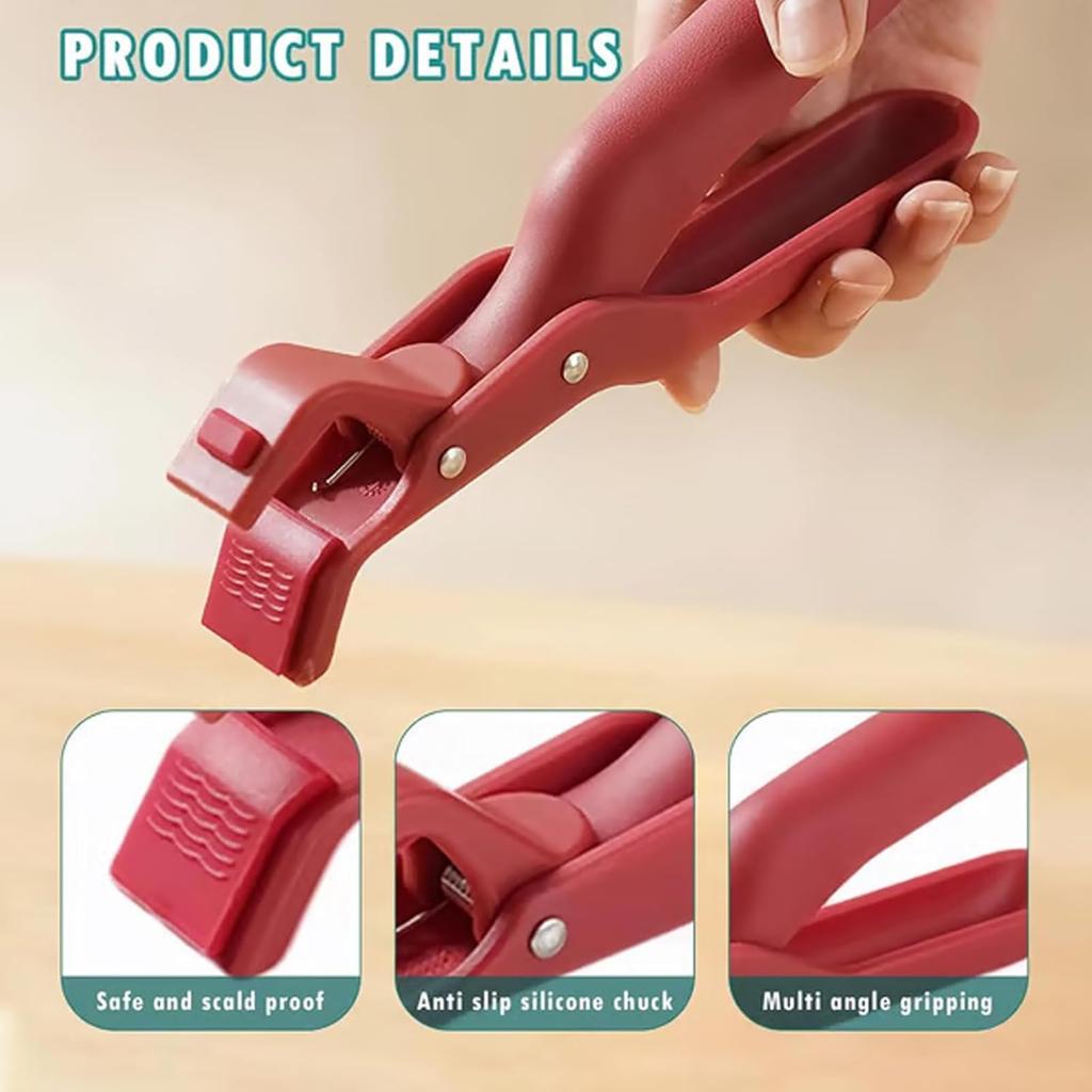 Anti-Scald Clamp, Bowl Holder, Multi-Functional Plate Lifting Clamp, Creative Home Kitchen Silicone Anti-Scald Clamp