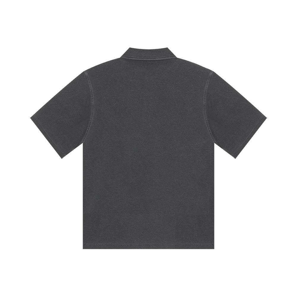 Ipiti Sel Pigment Sun Logo Polo Tee (Charcoal)