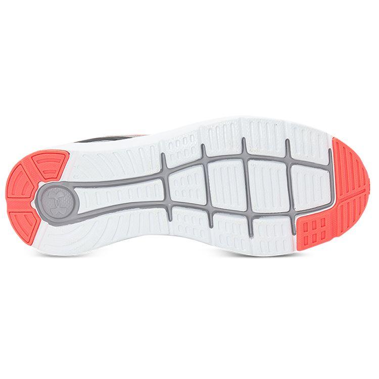 Under Armour Charged Impulse 2 Comfortable Sports Fabric Synthetic Leather Low Top Running Shoes Women sneaker Gray 3024141-101