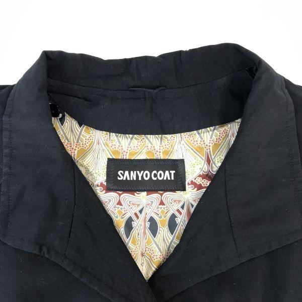Made in Japan SANYO COAT by SANYO SHOKAI Spring Coat with Liner Women’s L Black(USED)