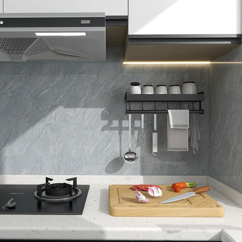 Imitation Marble Thickend Self-adhesive Kitchen Cooktop Protective Film Marble Desktop Film High Temperature Oil Resistant Sticker