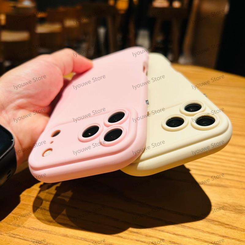 Camera Protection Candy Liquid Silicone Soft Case For For Iphone 17 Pro Max 11 12 13 14 Plus 1 16  XR XS X Thickened Bumper Cover