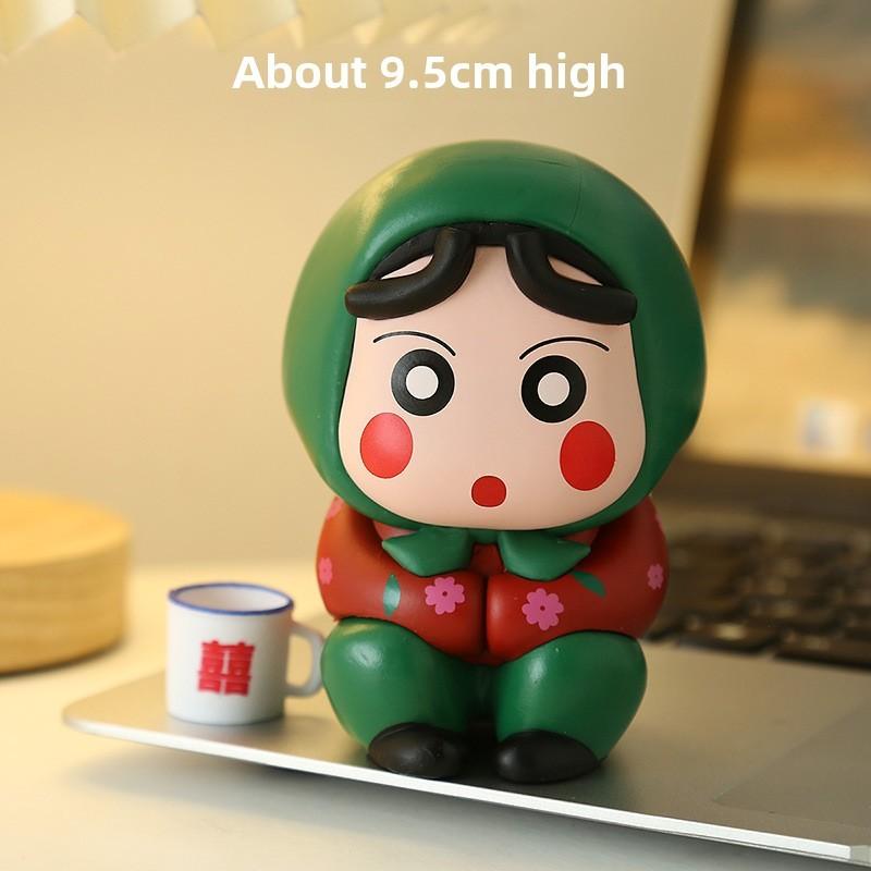 Shin Crayon Chan Motorcycle Model Toy Desktop Decoration Children Gift Birthday