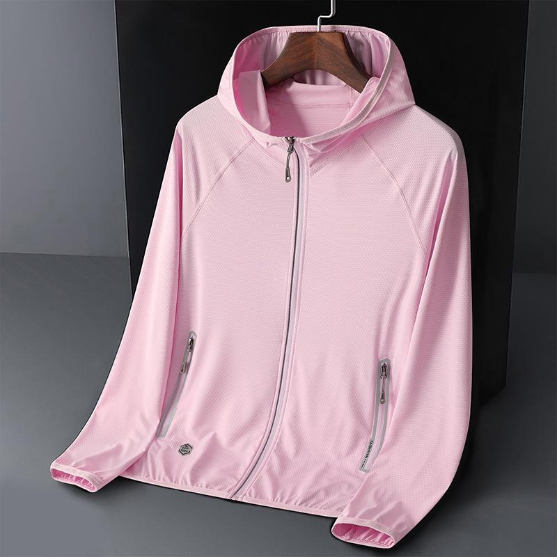 Unisex Summer Ice Silk Sun Protection Hooded Jacket for Outdoor Sports & Fishing