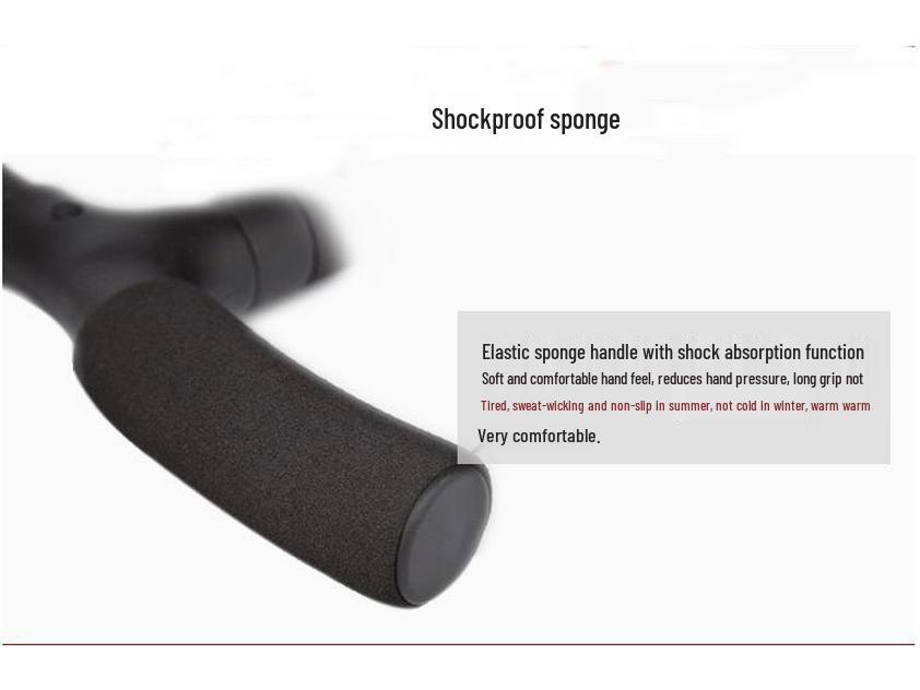 Telescopic Five-Section Folding Walking Cane for Elderly and Hiking