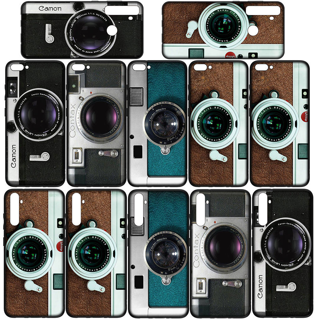 Handyhülle für Samsung Galaxy S25 S24 S23 iPhone 16 15 Xiaomi Redmi Note 14 13 12 16E X 11 Pro Max OPPO Moto G85 G54 Huawei Retro Kamera Vintage Cover