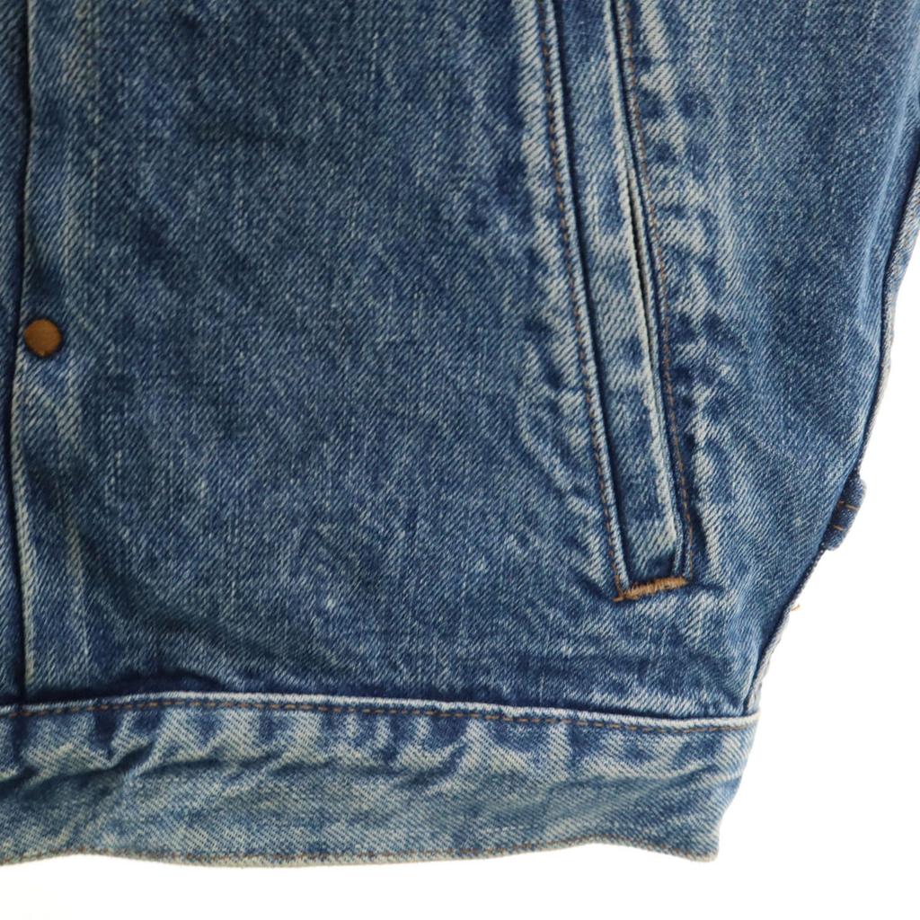 Wrangler Denim Jacket M Wash blue Denim jacket trucker Men's Used