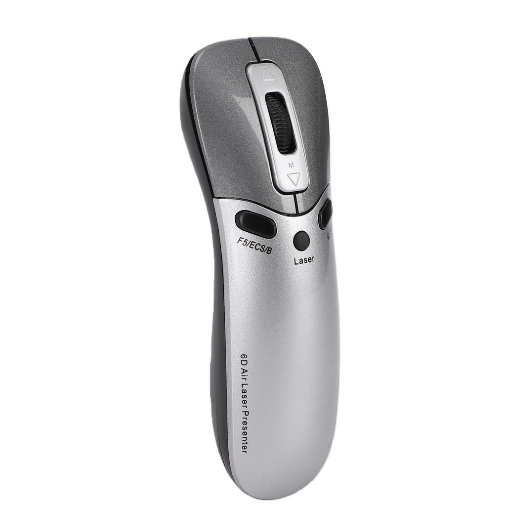 2.4G Wireless Presentation Clicker Mouse Multifuncction Plug and Play Handheld PPT Remote Control for Working