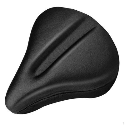 Bicycle Saddle Seat Cover Cushion Pad Reflective Strip Designed Silicone