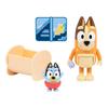BLUEY Figure 2 Pack Baby Lace 2 Figure Pack with Chili and Baby and Cradle 17616 Accessories,