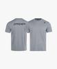 SPYDER Men'S Proweb Training Crack Logo Short Sleeve T-Shirt Splmcnrs001Mgry