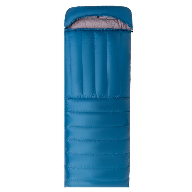 

New Scorpion Zero-Degree Sleeping Bag - Cold-Resistant, Thickened, for Adults; Convertible to Double 500g Down peacock синього кольору