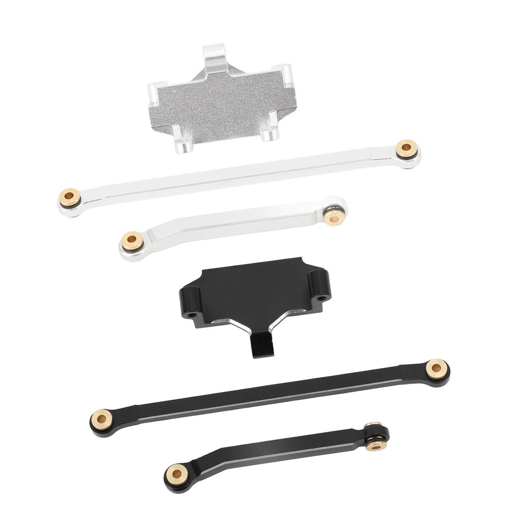 Servo Mount Steering Links Set Aluminum Alloy RC Car Steering Servo Mount Upgrade Parts for HOBBYPLU