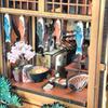 Pixie Curio Book Nook Kit 3D Wooden Puzzle Choshi Downtown Yakitori Shop Dollhouse Kit Miniature [Japanese Style Cherry Blossom Limited Edition] with