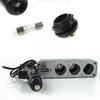 3 Way Multi Socket Car Cigarette Lighter Splitter USB USB Adapter 12V/24V BX Plug With DC Port Triple Charger F7U9