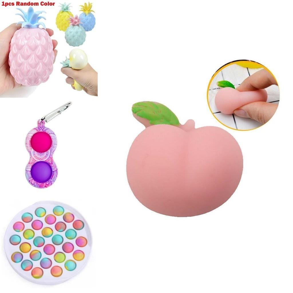 Farbenfrohes Fidget-Spielzeug-Set mit Infinity-Würfel und Simple Dimple Stressabbau-Werkzeugen