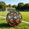 1pc Bee Flowers Theme Soccer Ball Football, Size 5, Lightweight PVC, Outdoor Training Soccer Ball,Sports Gift T61414