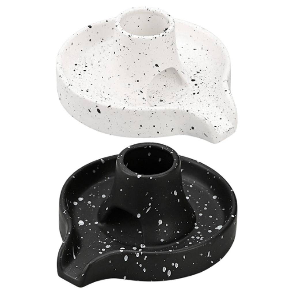 Incense Burner Sage Smudge Burner Fragrance Decors Furnishings Desk Ceramic Censer Tray for Bedroom Living Room Housewarming