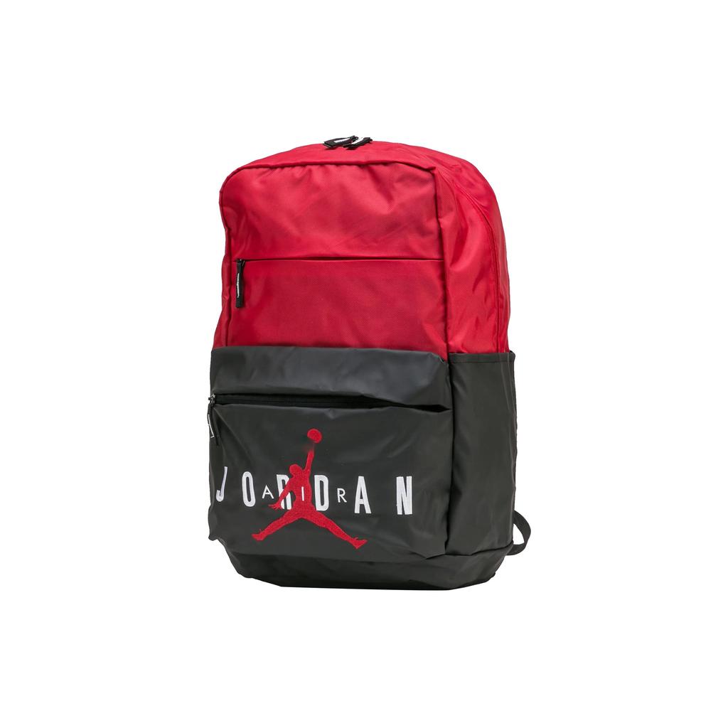 Jordan Polyester Basketball Bag Backpack Regular Unisex Bred Black Red (Unisex) Backpacks 9A0408 KR5
