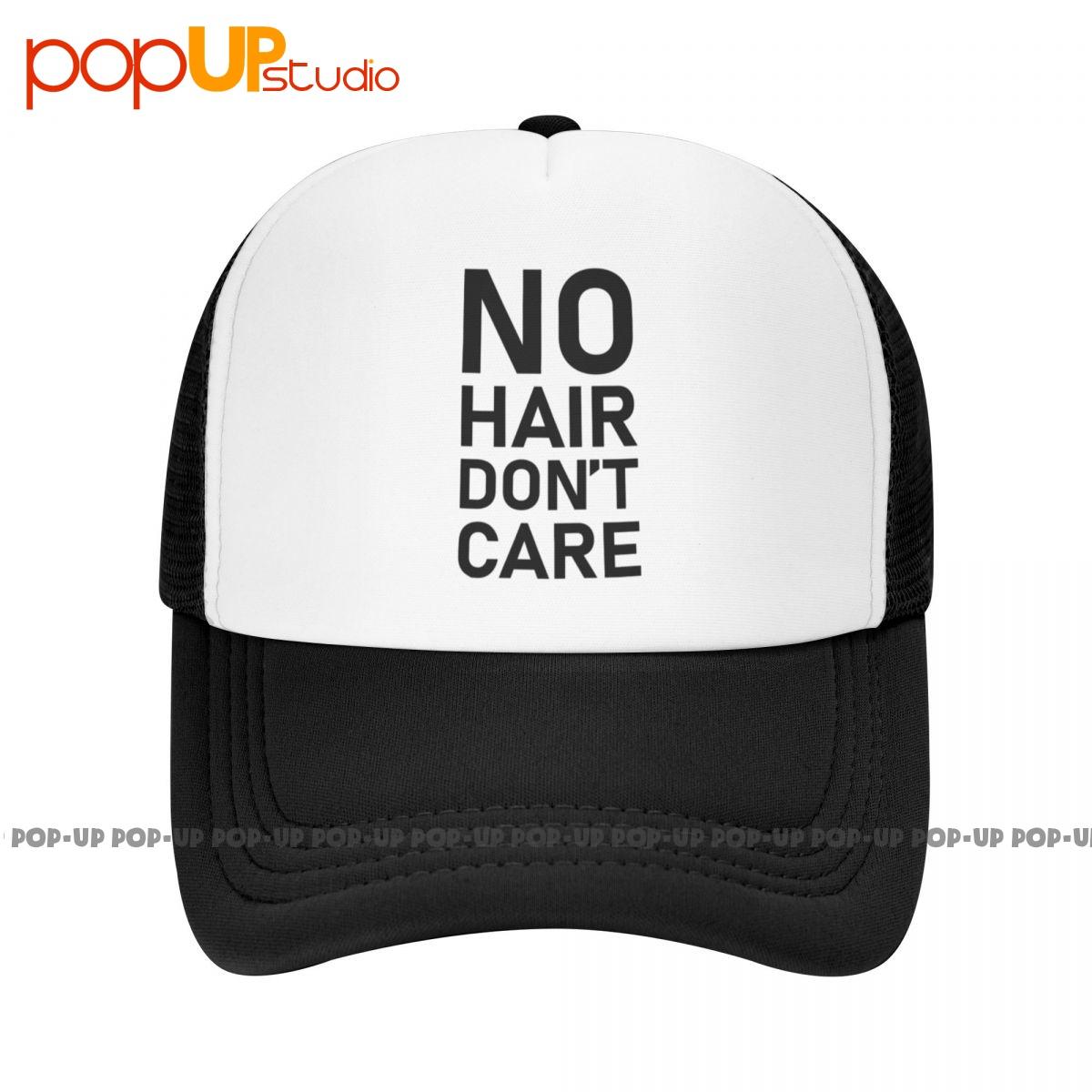 

No Hair Dont Care Bald Baseball Cap Breathable Hats