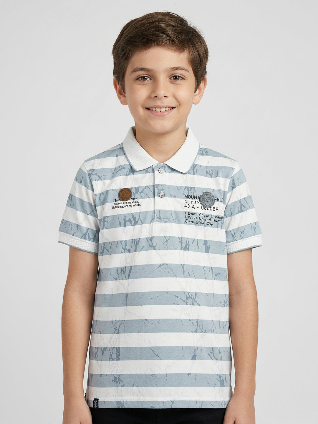 Monte Carlo Boy Regular Fit Blue Tshirt 11-12 Years синий