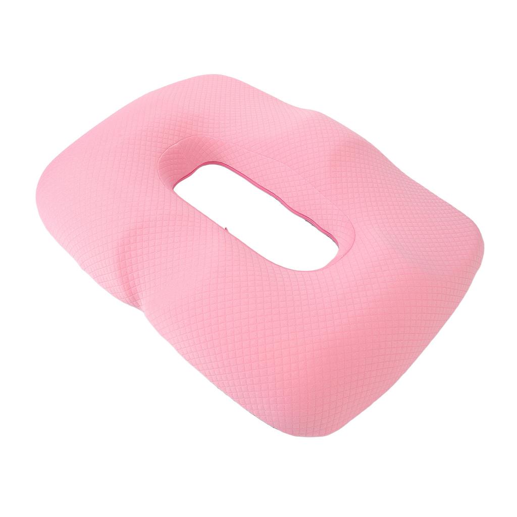 Seat Cushion Comfortable Memory Foam Breathable Versatile Hollow Seat Cushion for Office Car Home Pink