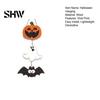 Funny Cartoon Party Wall Decorations Halloween Wooden Hanging Ornament, Jack-o'-Lantern Ghost Bat 3-Tier String Door Hanger, Cute Spooky Festival