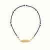Retro Colored Stainless Steel Pendant Necklace For Women Handmade Braided Rope Chain Jewelry Accessories