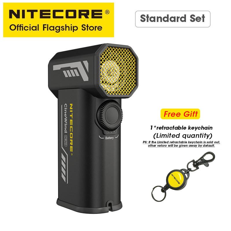 NITECORE CW20 Multipurpose Pocket Photography Fan Electric Portable Fan Stepless Wind Blower for Canon Sony Short Video Camping