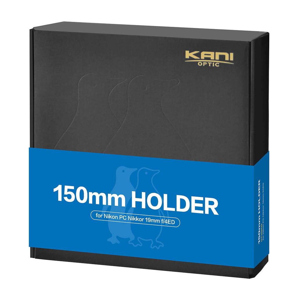 KANI HT150 III 150mm Square Filter Holder Set for Nikon PC 19mm ED Holds up to Two Includes Aluminum Storage Part Number 807373 f/4E Lens, Ultra-Wide