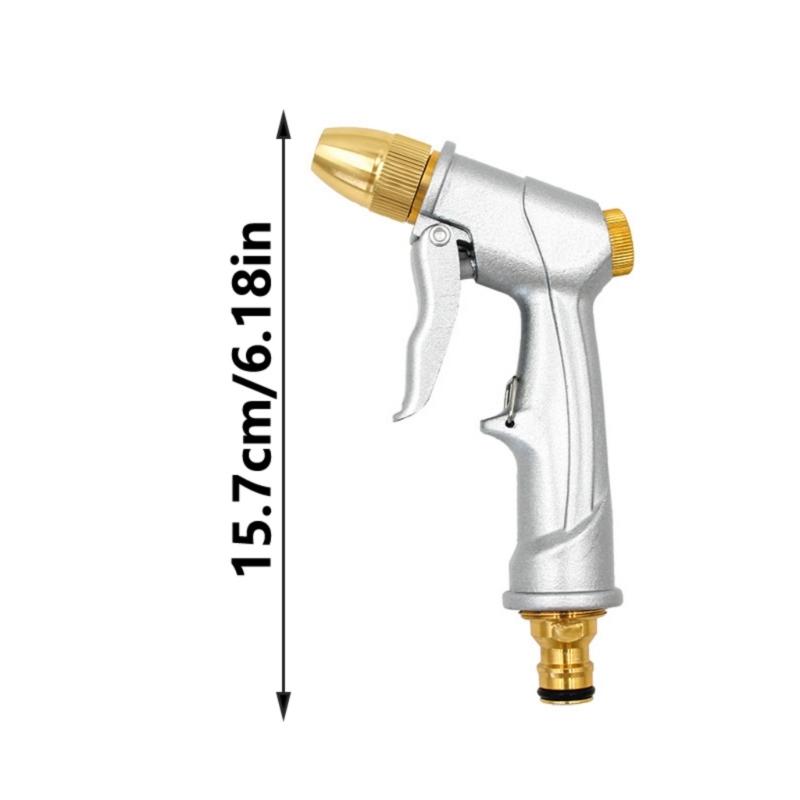 High Pressure Metal Garden Water Sprayer Gardening Sprayer Water Hose Household Lawn Car Washing Guns Yard Watering