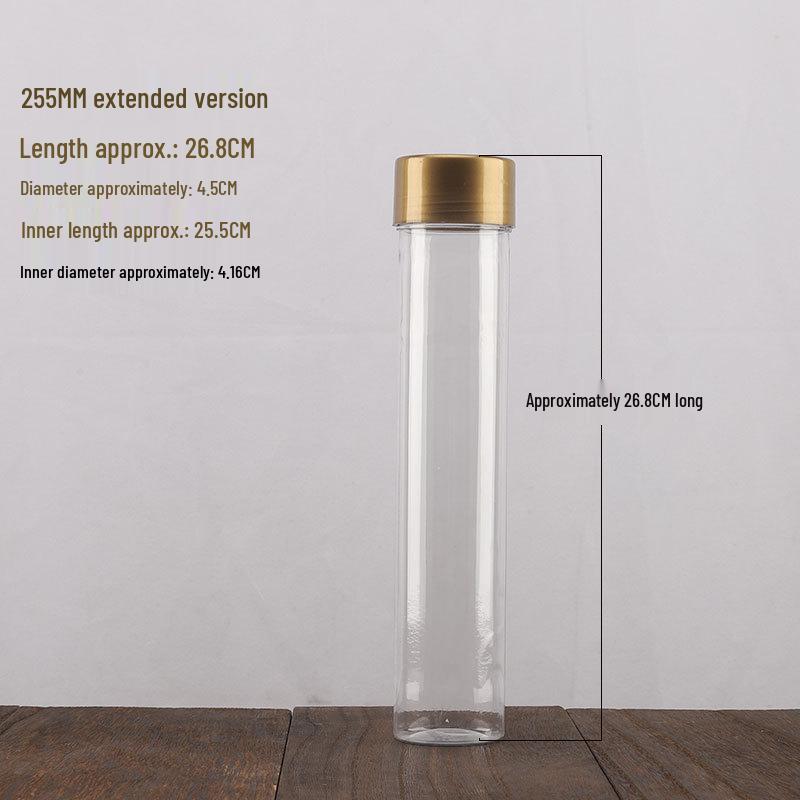 Acrylic Agarwood Incense Holder: Transparent Tube with Large Capacity for Storage